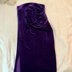 Zara Velvet skirt NWT